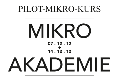 MIKA – Pilot-Mikro-Kurs